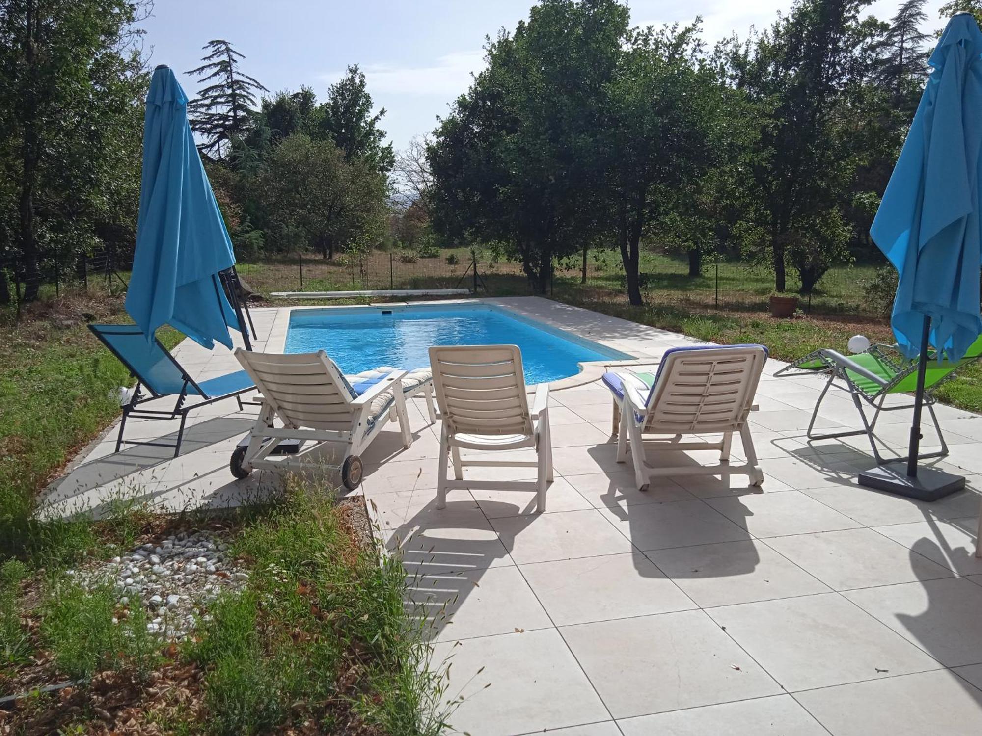 Maison Calme Avec Piscine Entouree De Son Parc Quintenas Exterior photo
